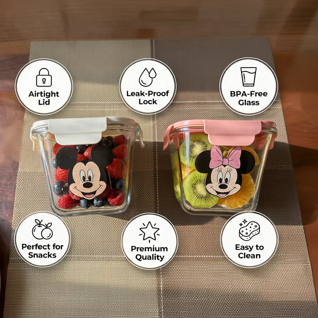 Mickey & Friends Storage Jars (1 Free Gift )