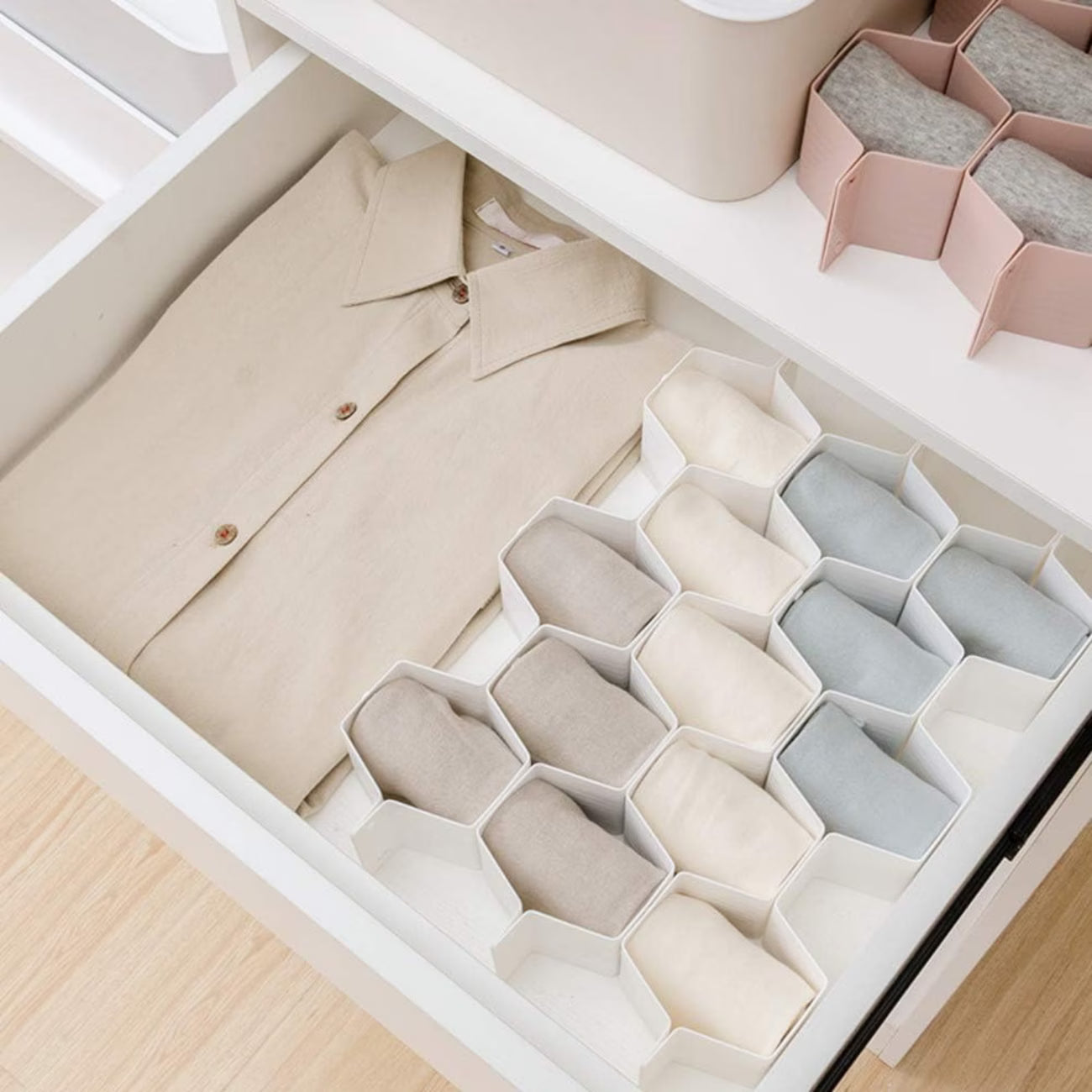 Honey Comb Drawer Organiser