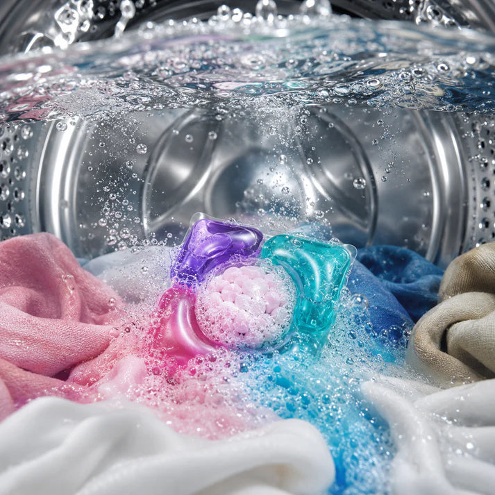 Laundry Pods – All-in-1 Stain Removal, Brightening, Softening & Fresh Aroma