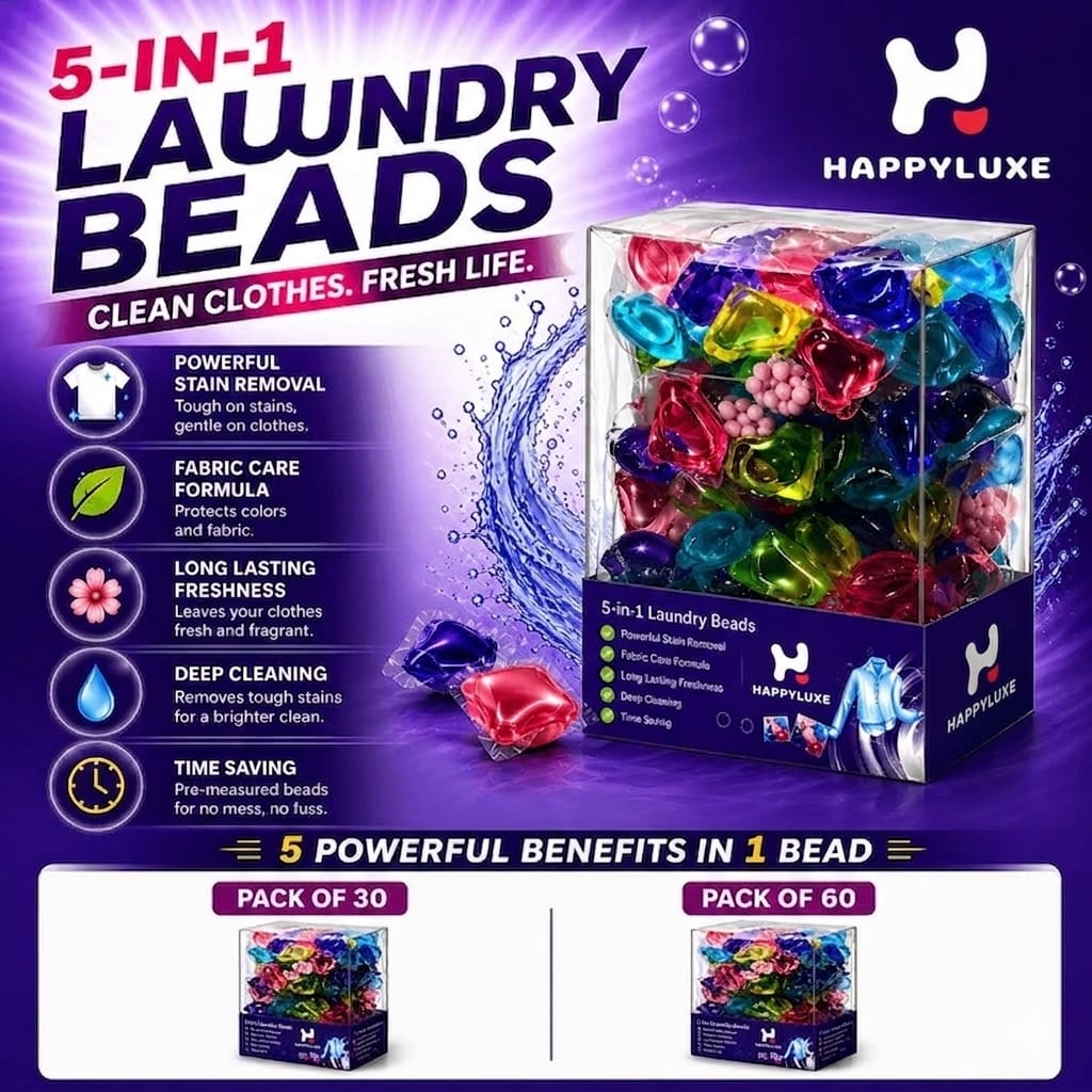 5 in 1 Laundry Power Detergent Pods